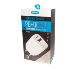 Kit Carregador USB e Cabo Tipo-C para Lightning Certificado ANATEL