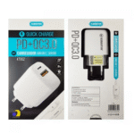 Kit Carregador USB e Tipo-C com Cabo USB-C para Lightning de 2.4A – Kimaster (KT652) - Imagem 2