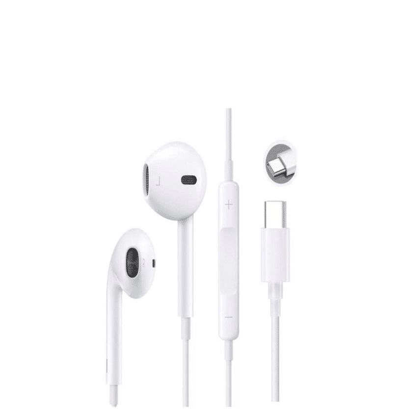 Fone-Lightning-Bluetooth-K511-Kimaster-Branco-1 Fone de ouvido Tipo-C – Kimaster (K511) - Imagem 1