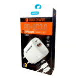 Kit Carregador Tipo-C Turbo com cabo de 60W – Kimaster (KT653)
