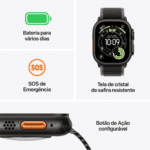 Apple Watch Ultra 3 – Titânio Preto - Imagem 14