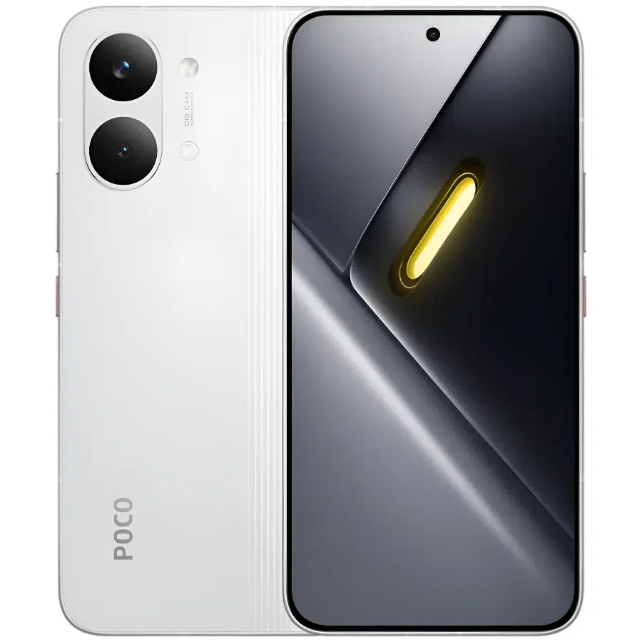 xiaomi-poco-x8-pro-max-5g-12gb-256gb-blanco-vista-de-la-pantalla-amoled-y-trasera_l Smartphone Xiaomi POCO X8 Pro 5G - Imagem 1
