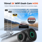 Câmera Veicular Xiaomi 70mai M310 Plus 2K - Imagem 4