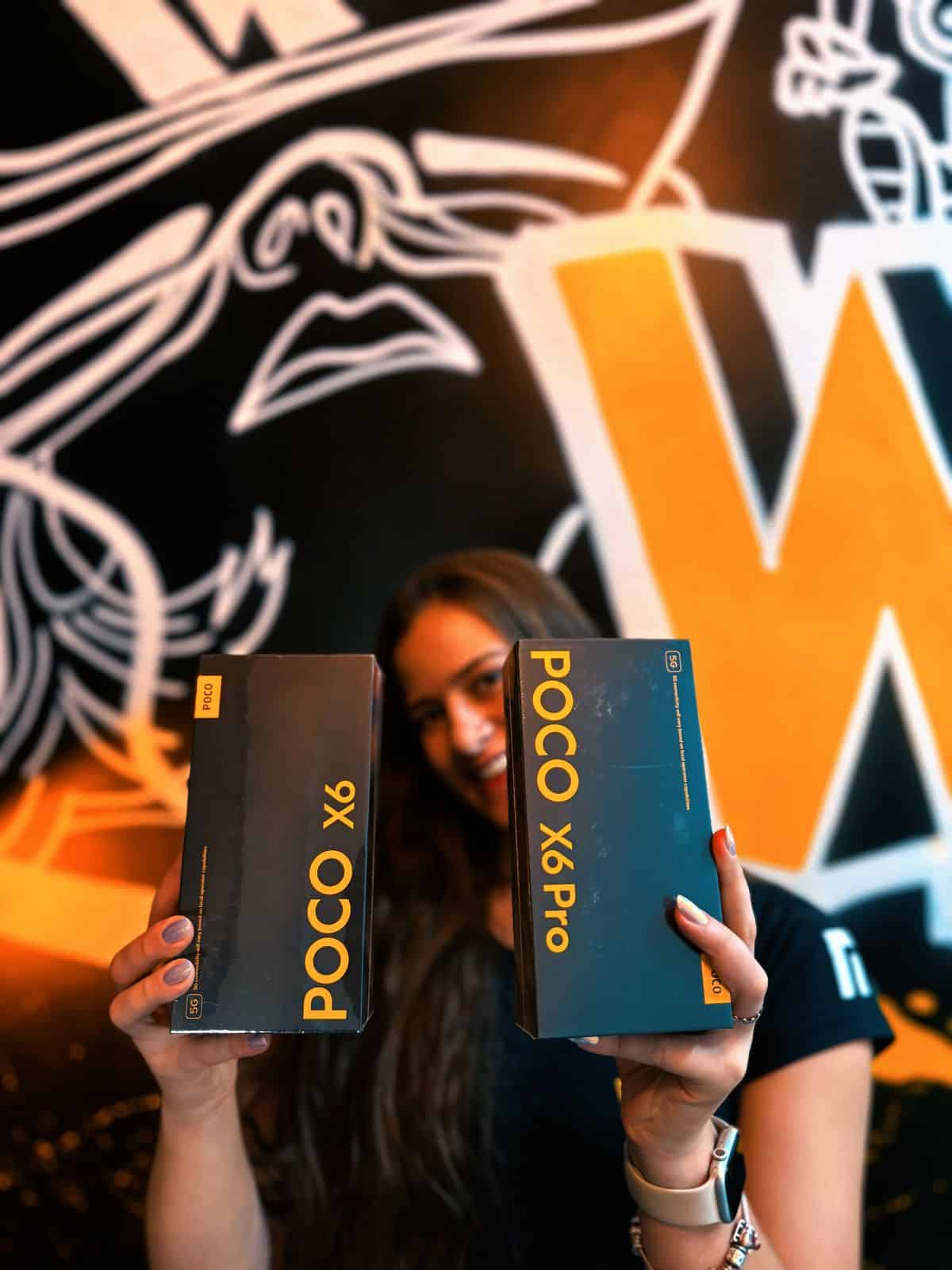 Quem somos Atendente da WANT IMPORT com celulares POCO X6 originais